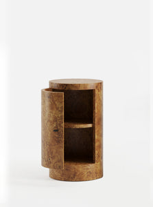 Constant Nightstand Poplar Burl