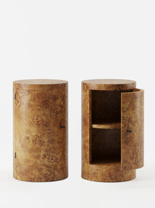 Constant Nightstand Poplar Burl